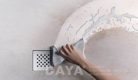Easy to clean shallow shower tray